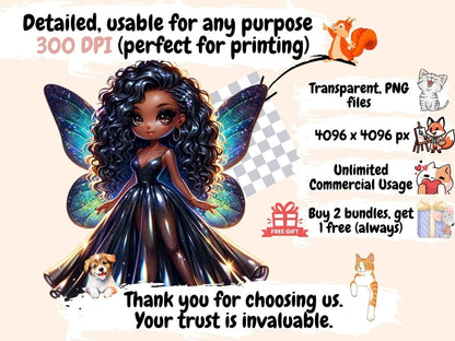 Fairies (P2) Clipart african fairy png - Wonders Artist