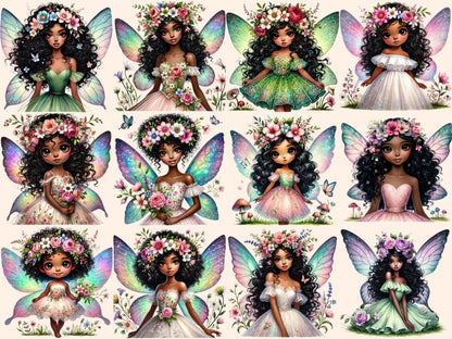 Fairies (P4) Clipart african fairy png - Wonders Artist