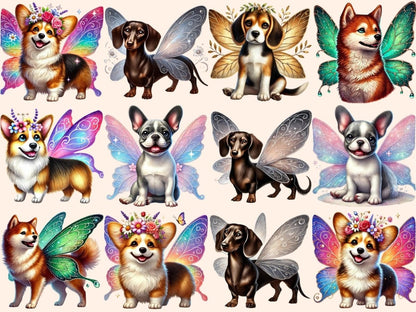 Fairy Dogs Clipart Dog Clipart - Wonders Artist