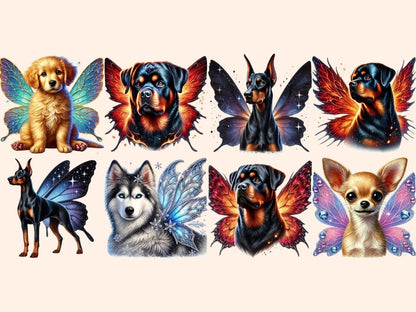 Fairy Dogs (P2) Clipart Dog Clipart - Wonders Artist