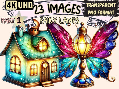 Fairy Lamps Clipart Enchanted Lamp Art - Wonders Artist