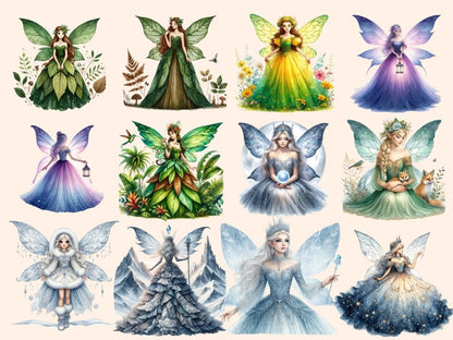 Fairy Princess Clipart Cute fairy art - Wonders Artist