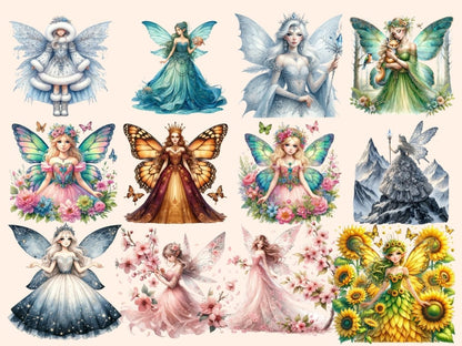 Fairy Princess Clipart Cute fairy art - Wonders Artist