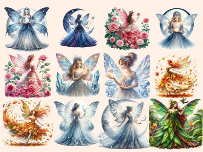 Fairy Princess Clipart Cute fairy art - Wonders Artist