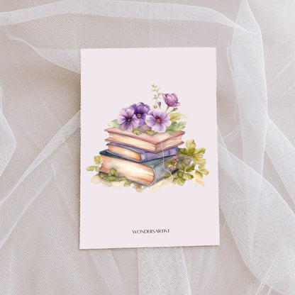 Fairytale Books Watercolor Clipart book clipart - Wonders Artist