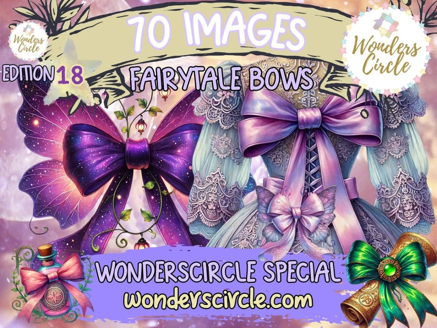 Fairytale Bows Clipart (LIMITED EDITION)