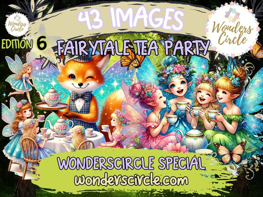 Fairytale Tea Party Clipart (LIMITED EDITION)