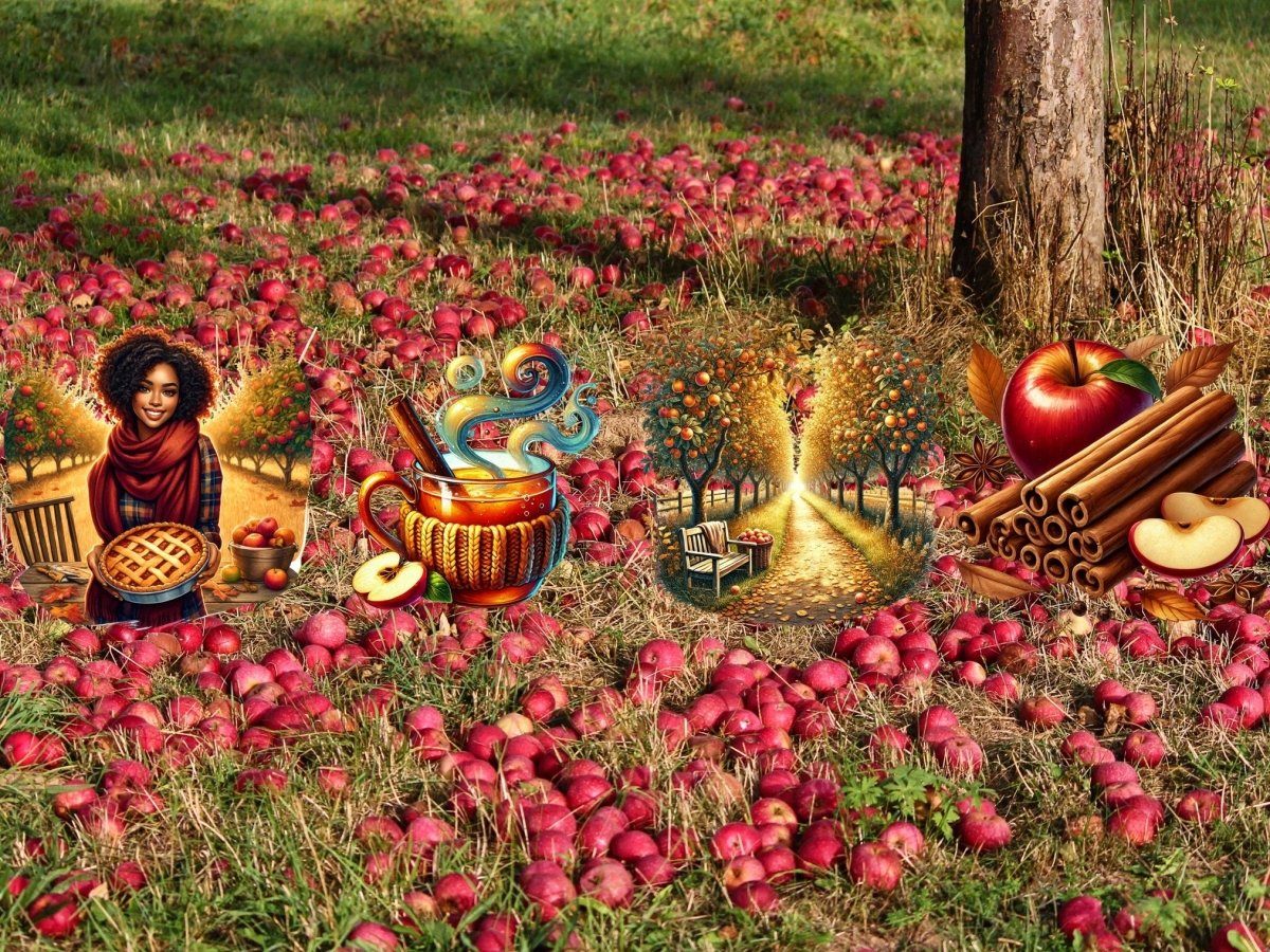 Syksy Omenatarhassa Clipart (RAJOITETTU ERÄ) image 8