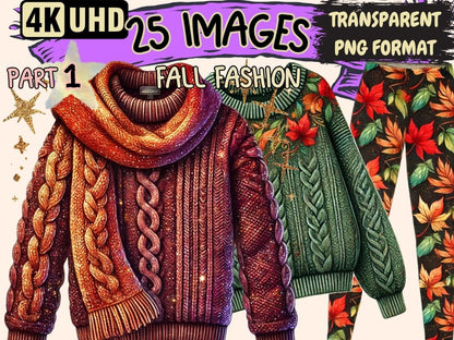 Fall Fashion Clipart Autumn Apparel - Wonders Artist
