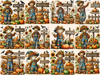 Fall Scarecrows Clipart AUTUMN CLIPART - Wonders Artist