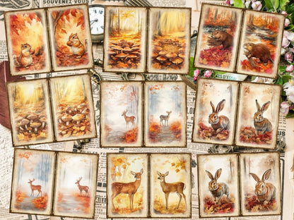 Fall Woodland Journal Pages (P1) Autumn Journal - Wonders Artist