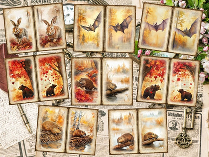 Fall Woodland Journal Pages (P1) Autumn Journal - Wonders Artist