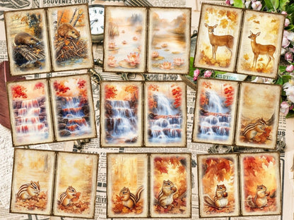 Fall Woodland Journal Pages (P1) Autumn Journal - Wonders Artist