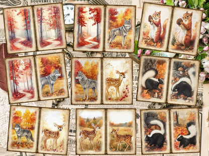 Fall Woodland Journal Pages (P2) Autumn Journal - Wonders Artist