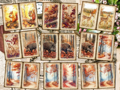 Fall Woodland Journal Pages (P2) Autumn Journal - Wonders Artist