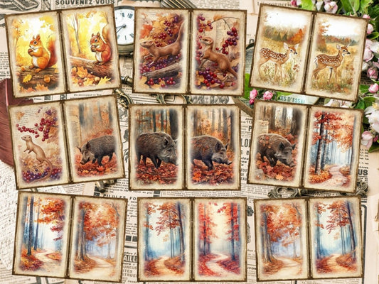 Fall Woodland Journal Pages (P2)