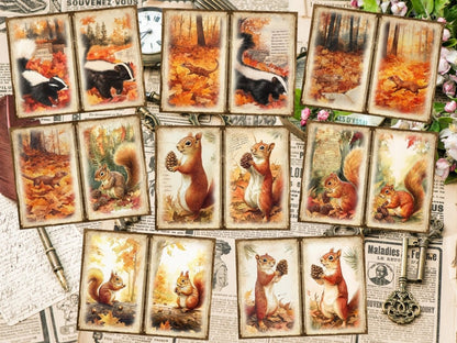 Fall Woodland Journal Pages (P2) Autumn Journal - Wonders Artist