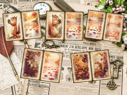 Fall Woodland Journal Pages (P2) Autumn Journal - Wonders Artist