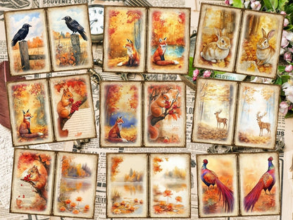 Fall Woodland Journal Pages (P3) Autumn Journal - Wonders Artist