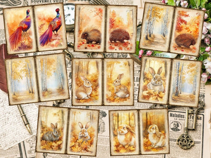 Fall Woodland Journal Pages (P3) Autumn Journal - Wonders Artist