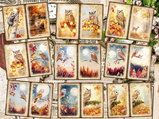 Fall Woodland Journal Pages (P4)