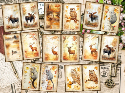 Fall Woodland Journal Pages (P4) Autumn Journal - Wonders Artist