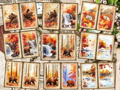 Fall Woodland Journal Pages (P5) Autumn Journal - Wonders Artist