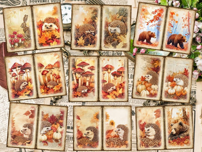 Fall Woodland Journal Pages (P5) Autumn Journal - Wonders Artist