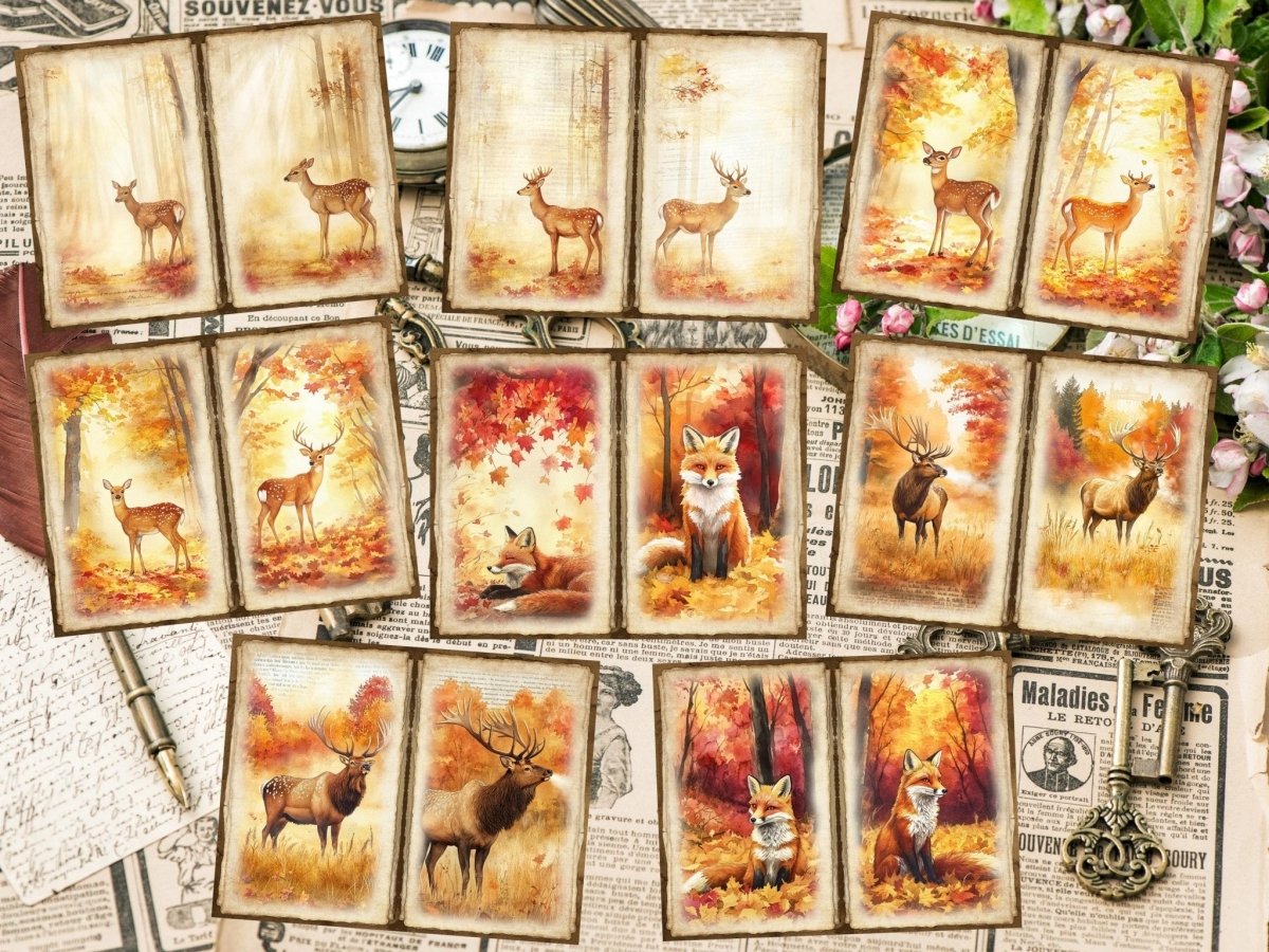 Fall Woodland Journal Pages (P6) Autumn Journal - Wonders Artist