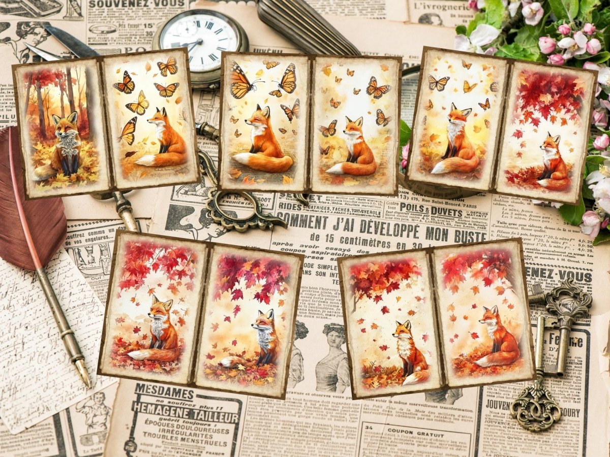 Fall Woodland Journal Pages (P6) Autumn Journal - Wonders Artist