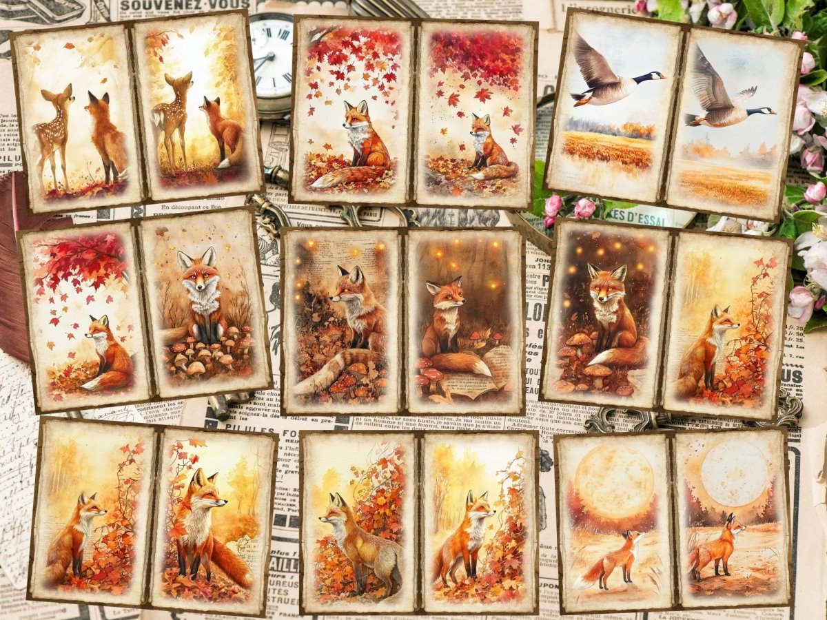 Fall Woodland Journal Pages (P6) Autumn Journal - Wonders Artist