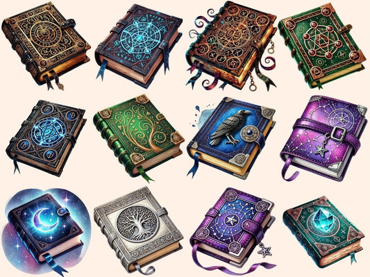 Fantasy Books (P2) Clipart