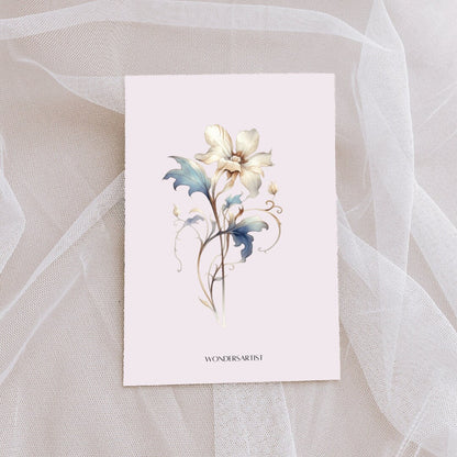 Fantasy Flowers Watercolor Clipart fairytale clipart - Wonders Artist