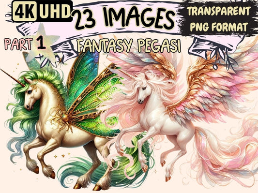 Fantasy Pegasi Clipart Fantasy Horse PNG - Wonders Artist