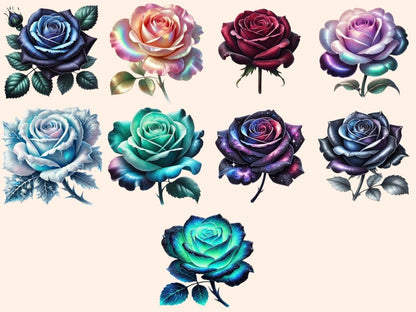 Fantasy Roses (P2) Clipart Dreamy Rose Art - Wonders Artist