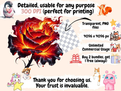 Fantasy Roses (P2) Clipart Dreamy Rose Art - Wonders Artist