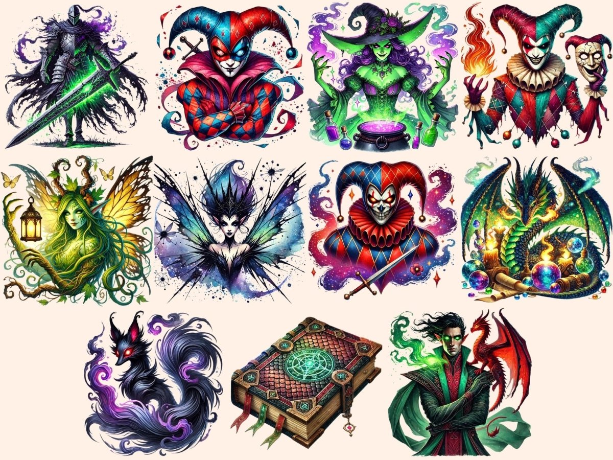 Fantasy Villains Clipart dark fantasy clipart dark magic png evil character png - WondersArtist