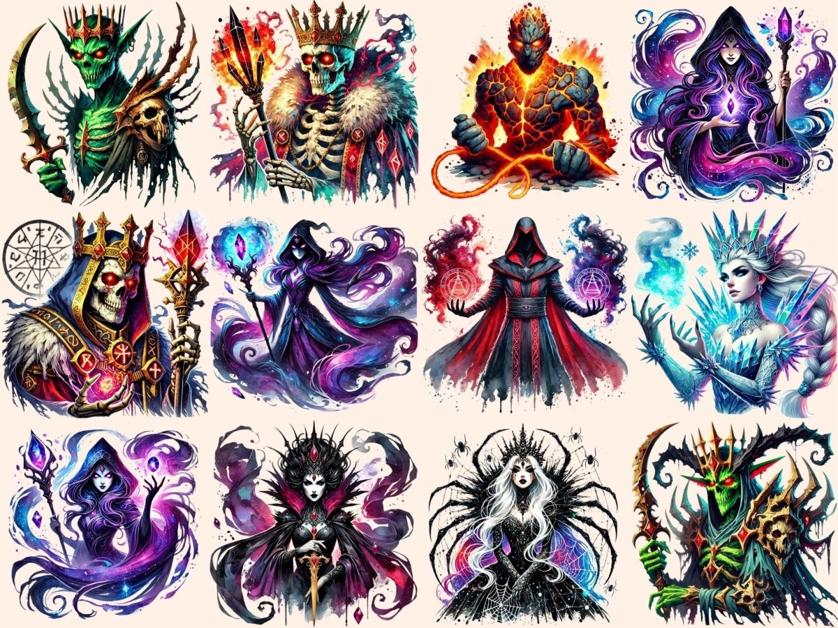 Fantasy Villains Clipart dark fantasy clipart dark magic png evil character png - WondersArtist