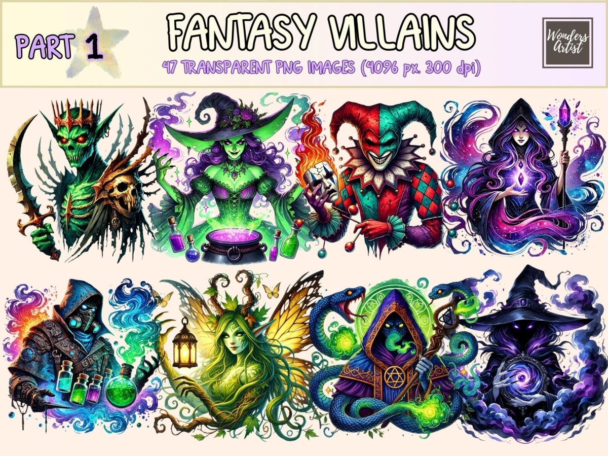 Fantasy Villains Clipart dark fantasy clipart dark magic png evil character png - WondersArtist