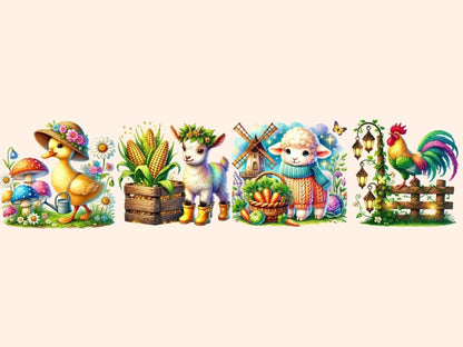 Farm Magic Clipart cottagecore farm png enchanted farm png fairy tale farm - WondersArtist