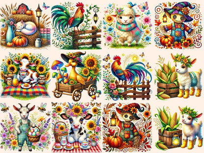 Farm Magic Clipart cottagecore farm png enchanted farm png fairy tale farm - WondersArtist