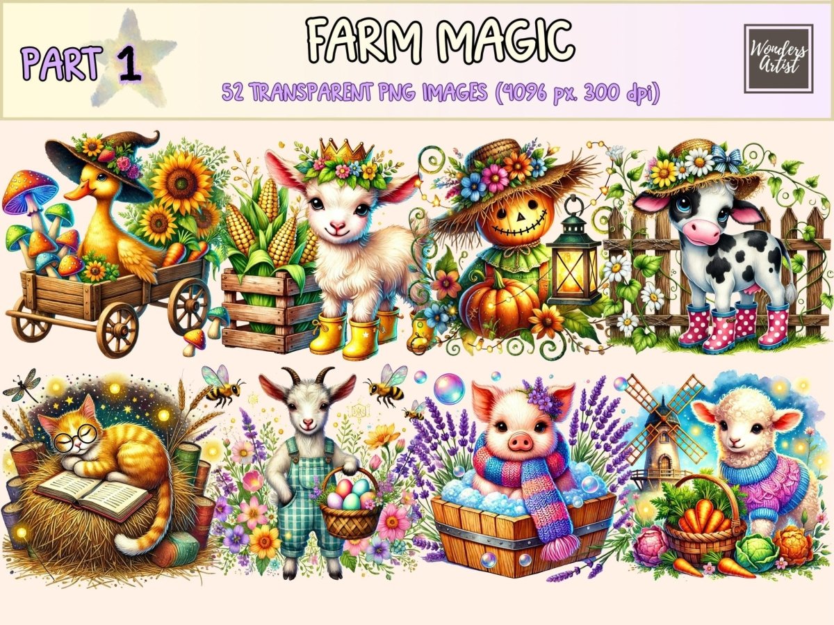 Farm Magic Clipart - WondersArtist