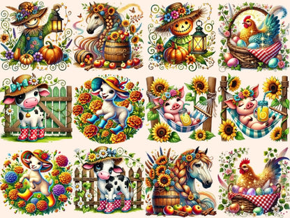 Farm Magic Clipart cottagecore farm png enchanted farm png fairy tale farm - WondersArtist