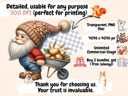 Farmer Gnomes Clipart countryside gnome - Wonders Artist