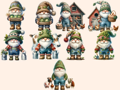 Farmer Gnomes Clipart countryside gnome - Wonders Artist