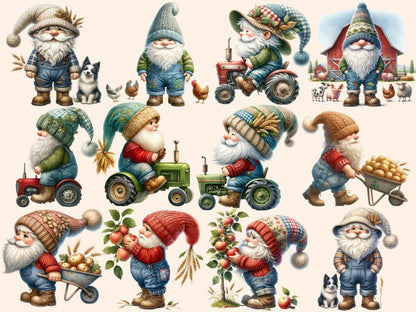 Farmer Gnomes Clipart countryside gnome - Wonders Artist