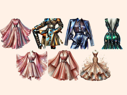 Fashion Haute Couture Clipart Couture Designs - Wonders Artist