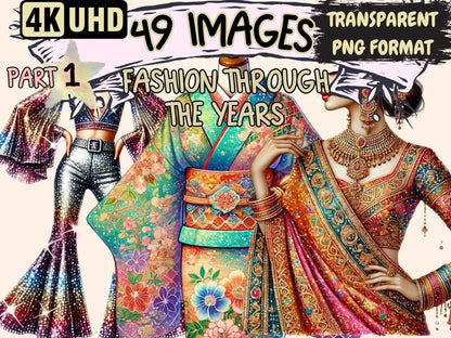 Fashion Through the Years Clipart clothing clipart - Wonders Artist