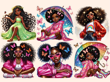 Fashionista Girls Clipart African Fashion Icon - Wonders Artist