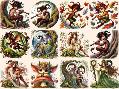 Fauns Clipart celtic faun art - Wonders Artist